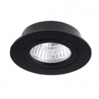 Круглий врізний точковий світильник Friendlylight Rono FL1063 чорний