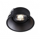 Круглый врезной точечный светильник Friendlylight Drep FL1071 черный