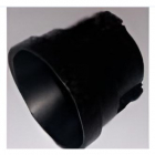 Круглий рефлектор для врізного точкового світильника Friendlylight Nano FL0063 чорний