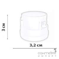 Круглий рефлектор для врізного точкового світильника Friendlylight Nano FL0062 білий