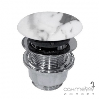 Донний клапан для раковини Cielo Shiu PIL01CS (Carrara Statuario) каррарський мармур