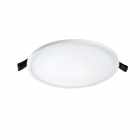 Круглый врезной влагостойкий точечный светильник Friendlylight Slim R17 LED 18W 3000K FL1032 белый