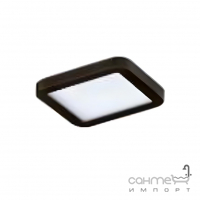 Квадратный врезной влагостойкий точечный светильник Friendlylight Slim S9 LED 6W 3000K FL1038 черный