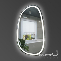 Ассиметричное зеркало с LED-подсветкой Devit Style 500x800 5415080