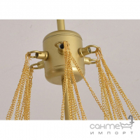 Підвісна люстра Freindlylight Bulb Gold FL5039 золото/матовий пластик