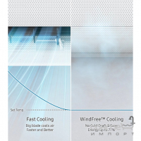 Інверторний кондиціонер Samsung Geo WindFree Wi-Fi Mass AR09BXFAMWKNUA білий