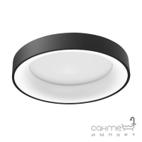 Круглий світильник стельовий Friendlylight Rim 60W 3000K FL2095 чорний