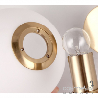 Підвісний світильник із круглим плафоном Friendlylight Berry B Brass FL3030 бронза/біле скло