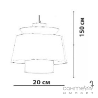 Підвісний світильник Friendlylight Navi GD FL3032 бронза