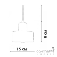Підвісний світильник Friendlylight Maramur PD FL3082 бронза/білий мармур