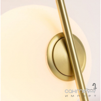 Підвісний світильник із круглим плафоном Friendlylight IC FL3110 золото/біле скло