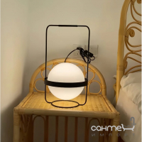 Настольная лампа в форме шара Friendlylight Palma TL 2x6W 3000K FL8026 черная/белая