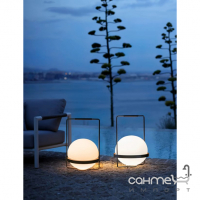 Настільна лампа у формі кулі Friendlylight Palma TL 2x6W 3000K FL8026 чорна/біла
