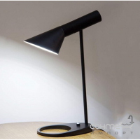 Настольная лампа с металлическим абажуром Friendlylight Poulsen TL FL8036 черная