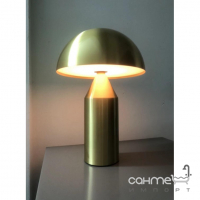 Настільна лампа з абажуром Friendlylight Gubi FL8037 золото