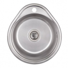 Кругла кухонна мийка Wezer 4843 Satin 0,6 mm нержавіюча сталь