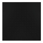 Вбудовуваний квадратний душ стельовий Nobili Rubinetterie Velvet Black AD139/101BM матовий чорний 500x500 мм