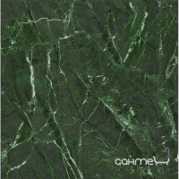 Глянцевый керамогранит под мрамор Stevol Зеленый Мрамор 62701 600x600