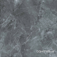 Глянцевый керамогранит под мрамор Stevol Мрамор серый B6687 600x600
