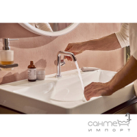 Смеситель для раковины Hansgrohe Tecturis S 110 CoolStart EcoSmart 73321000 хром