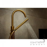Змішувач для ванни для підлоги KFA Armatura Moza Gold 5035-510-31 золото