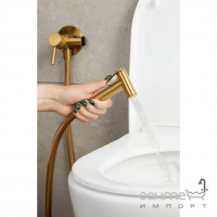 Гигиенический душ с смесителем KFA Armatura Monza Gold 5039-512-31 золото
