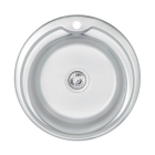 Кругла кухонна мийка Wezer 510(0.8)S нержавіюча сталь