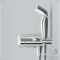 Гигиенический душ с смесителем, полочкой и держателем для туалетной бумаги AM.PM X-Joy F0H85A800 хром