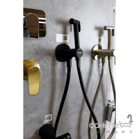 Гигиенический душ с смесителем Ramon Soler WC Magnet 336801WCNM матовый черный