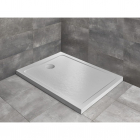 Прямокутний душовий акриловий піддон Radaway Doros F Stone White 1600x800 SDRF1680-01-04S білий камінь