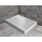 Прямокутний душовий акриловий піддон Radaway Doros F Compact Stone White 1300x800 SDRFP1380-05-04S білий камінь