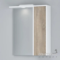 Зеркальный шкафчик с подсветкой AM.PM Gem S M91MPR0601WF38 белый/дерево, правосторонний
