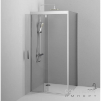 Квадратна душова кабіна без піддону AM.PM Gem W90UG-404-090MT профіль сатін/прозоре скло