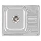 Прямоугольная кухонная мойка Wezer 6350 Satin 0,8 mm нержавеющая сталь сатин