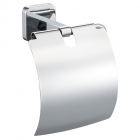 Держатель для туалетной бумаги с крышкой Аква Родос Capri 6626 хром