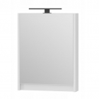 Подвесной зеркальный шкафчик с LED-подсветкой Devit Small 50 065050W белый глянец