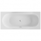 Прямоугольная акриловая ванна с сифоном Besco Vitae Slim Plus 1600x750 белая