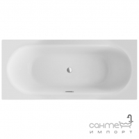 Прямокутна акрилова ванна із сифоном Besco Vitae Slim Plus 1600x750 біла