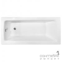 Прямокутна акрилова ванна Besco Talia Slim 1600x750 біла