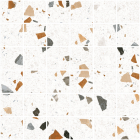 Керамогранітна мозаїка тераццо 298х298 InterGres Metropolis M 130071 біла