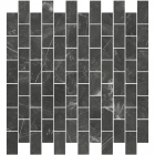 Керамогранитная мозаика под мрамор 320х298 InterGres Pulpis Matte М 01 40074 черная матовая