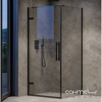 Душевая дверь в нишу Ravak Cool Black COSD1-80 X0VV40300Z1 профиль черный/прозрачное стекло