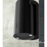 Пристенная кухонная вытяжка Gunter&Hauer Margarette Wall BL матовая черная, мощность 1000 м3/ч