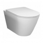 Безободковый подвесной унитаз с сидением slim softclose Rak Ceramics Resort RST23AWHA+ RESC0004 белый
