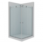 Квадратна душова кабіна Wave Glass Shine 1000x1000x2000 профіль хром/прозоре скло