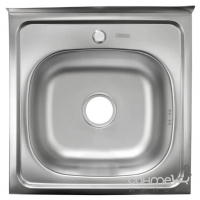 Квадратна кухонна мийка Monro Satin 5050 (06/160) нержавіюча сталь сатін