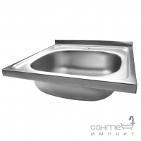 Квадратна кухонна мийка Monro Satin 5050 (06/160) нержавіюча сталь сатін