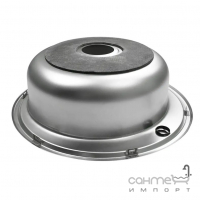 Кругла кухонна мийка Monro Satin 510 (06/160) нержавіюча сталь сатін