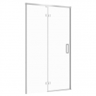 Душові двері в нішу Cersanit Larga EZZD1000465890 лівостороння, хром/прозоре скло