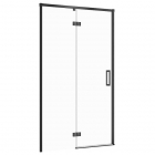 Душевая дверь в нишу Cersanit Larga EZZD1000545890 левосторонняя, профиль черный/прозрачное стекло
